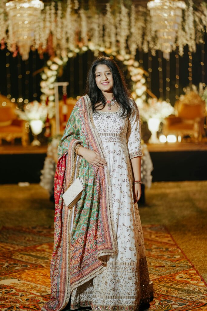 modest party wear set